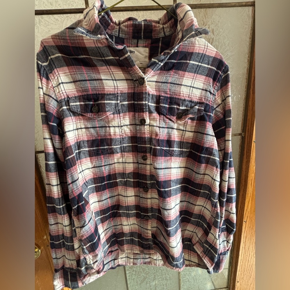 TILLEY 100% COTTON PLAID FLANNEL SHIRT 19” PTP